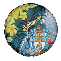 The Bahamas Spare Tire Cover Bahamian Buttercup Polynesian Pattern