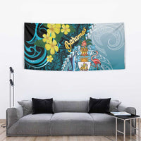 The Bahamas Tapestry Bahamian Buttercup Polynesian Pattern