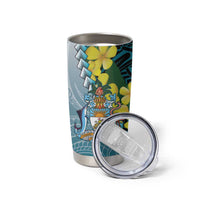 The Bahamas Tumbler Cup Bahamian Buttercup Polynesian Pattern
