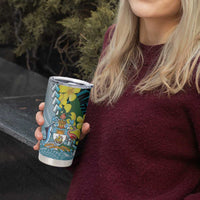 The Bahamas Tumbler Cup Bahamian Buttercup Polynesian Pattern