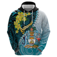 The Bahamas Zip Hoodie Bahamian Buttercup Polynesian Pattern