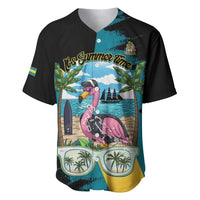 The Bahamas Flamingo Baseball Jersey It's Summer Time