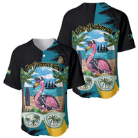 The Bahamas Flamingo Baseball Jersey It's Summer Time
