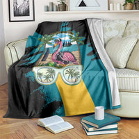 The Bahamas Flamingo Blanket It's Summer Time