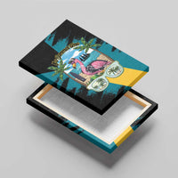 The Bahamas Flamingo Canvas Wall Art It's Summer Time