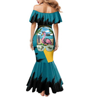 The Bahamas Flamingo Family Matching Mermaid Dress and Hawaiian Shirt It's Summer Time