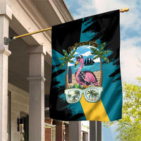 The Bahamas Flamingo Garden Flag It's Summer Time