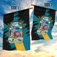 The Bahamas Flamingo Garden Flag It's Summer Time