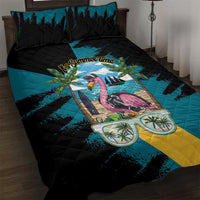 The Bahamas Flamingo Quilt Bed Set It's Summer Time