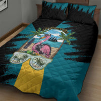 The Bahamas Flamingo Quilt Bed Set It's Summer Time