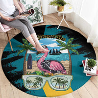 The Bahamas Flamingo Round Carpet It's Summer Time