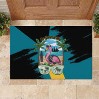 The Bahamas Flamingo Rubber Doormat It's Summer Time