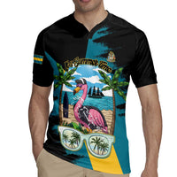 The Bahamas Flamingo Rugby Jersey It's Summer Time
