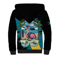 The Bahamas Flamingo Sherpa Hoodie It's Summer Time