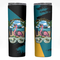 The Bahamas Flamingo Skinny Tumbler It's Summer Time