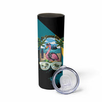 The Bahamas Flamingo Skinny Tumbler It's Summer Time