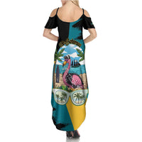 The Bahamas Flamingo Summer Maxi Dress It's Summer Time