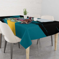 The Bahamas Flamingo Tablecloth It's Summer Time