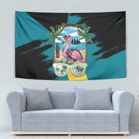 The Bahamas Flamingo Tapestry It's Summer Time