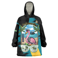 The Bahamas Flamingo Wearable Blanket Hoodie It's Summer Time