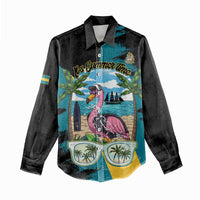 The Bahamas Flamingo Women Casual Shirt It's Summer Time