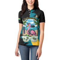 The Bahamas Flamingo Women Polo Shirt It's Summer Time
