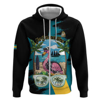 The Bahamas Flamingo Zip Hoodie It's Summer Time