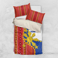 Philippines Independence Day Bedding Set Pilipinas Sun Stars Igorot Pattern