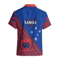 Samoa Football Hawaiian Shirt Samoan Coat Of Arm Polynesian Sporty Style - Wonder Print Shop