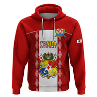 Tonga Football Hoodie Tongan Ngatu Pattern Sporty Style - Wonder Print Shop