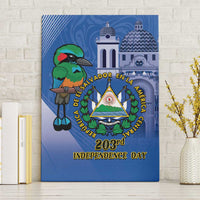 El Salvador Independence Day Canvas Wall Art 203rd Anniversary Torogoz Bird - Wonder Print Shop