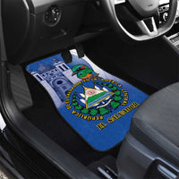 El Salvador Independence Day Car Mats 203rd Anniversary Torogoz Bird - Wonder Print Shop