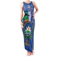 El Salvador Independence Day Family Matching Tank Maxi Dress and Hawaiian Shirt 203rd Anniversary Torogoz Bird - Wonder Print Shop