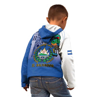 El Salvador Independence Day Kid Hoodie 203rd Anniversary Torogoz Bird - Wonder Print Shop