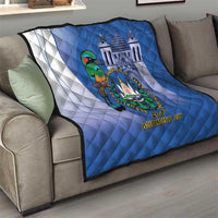 El Salvador Independence Day Quilt 203rd Anniversary Torogoz Bird - Wonder Print Shop