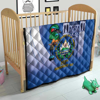 El Salvador Independence Day Quilt 203rd Anniversary Torogoz Bird - Wonder Print Shop
