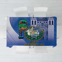 El Salvador Independence Day Tablecloth 203rd Anniversary Torogoz Bird - Wonder Print Shop