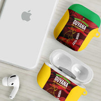 Custom Guyana Cricket AirPods Case Go Amazon Warriors Marble Pattern - Wonder Print Shop