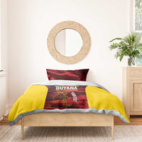 Custom Guyana Cricket Bedding Set Go Amazon Warriors Marble Pattern - Wonder Print Shop