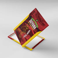 Custom Guyana Cricket Canvas Wall Art Go Amazon Warriors Marble Pattern - Wonder Print Shop