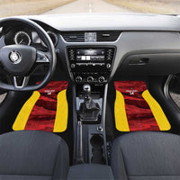 Custom Guyana Cricket Car Mats Go Amazon Warriors Marble Pattern - Wonder Print Shop