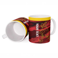 Custom Guyana Cricket Ceramic Mug Go Amazon Warriors Marble Pattern - Wonder Print Shop
