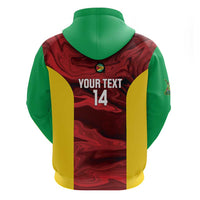 Custom Guyana Cricket Hoodie Go Amazon Warriors Marble Pattern - Wonder Print Shop