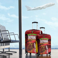 Custom Guyana Cricket Luggage Cover Go Amazon Warriors Marble Pattern - Wonder Print Shop