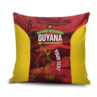 Custom Guyana Cricket Pillow Cover Go Amazon Warriors Marble Pattern - Wonder Print Shop