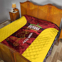 Custom Guyana Cricket Quilt Go Amazon Warriors Marble Pattern - Wonder Print Shop