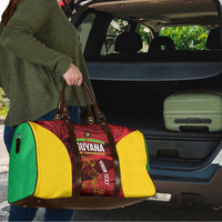 Custom Guyana Cricket Travel Bag Go Amazon Warriors Marble Pattern - Wonder Print Shop