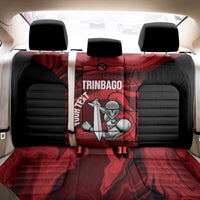 Custom Trinbago Cricket Back Car Seat Cover Go Knight Riders Marble Pattern - Wonder Print Shop