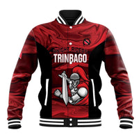 Custom Trinbago Cricket Baseball Jacket Go Knight Riders Marble Pattern - Wonder Print Shop