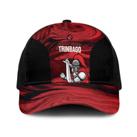 Trinbago Cricket Baseball Net Cap Go Knight Riders Marble Pattern - Wonder Print Shop